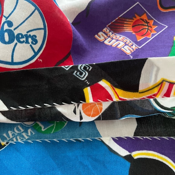 Vintage 90s NBA Valance Curtain Jerseys - Picture 10 of 16